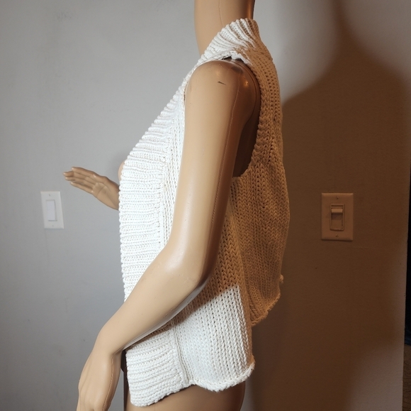 Theory White knit vest. Size XS. Linen/ Cotton - Picture 9 of 16